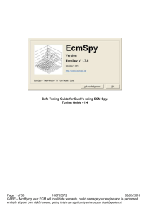 Safe Tuning Guide for Buell's using ECM Spy