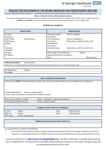 The Neuro-oncology MDT Referral Form (Word)
