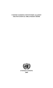 united nations convention against transnational organized crime