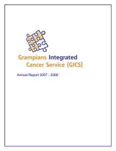 Annual Report 2007 to 2008 - Grampians Integrated Cancer Service