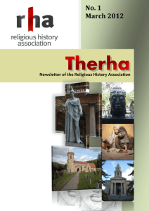 1 (2012) - Religious History Association