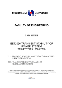 eet2056 transient stability of power system
