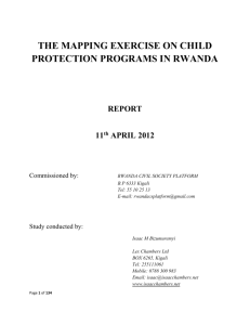 Read the whole research on child rights mapping exercise