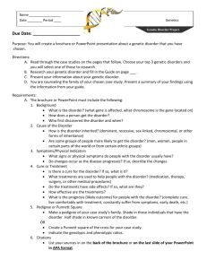 Fall 2013 Genetic+Disorders+Project