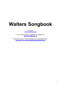 Walter Songbook