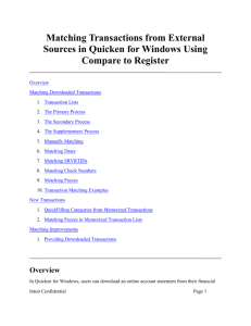 QW01_Matching_Internal - Intuit Financial Institutions