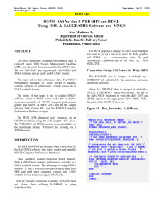 OS/390 WEB GIFS & HTML Using ODS SAS GRAPH AND MXG