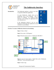 The SolidWorks Interface