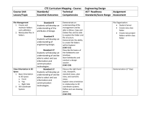 Curriculum Mapping Eng Design Revised 9-13-10