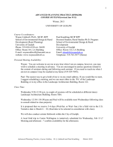 rural planning methods (9506280)