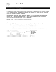 Chapter 6 Logical Database Design and the Relational Model