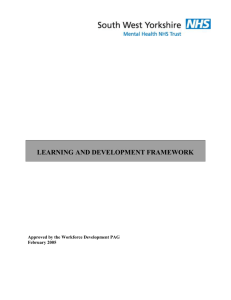 Learning and Development Framework