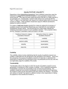 Qualitative Validity and Reliability File