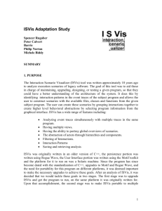 ISVis Adaption Study