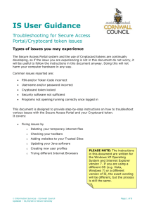 IS User Guidance - Cornwall Council