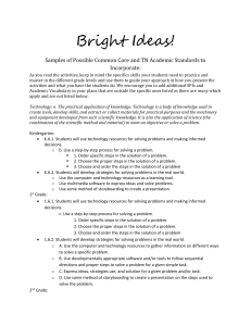 Bright Ideas - Tennessee Opportunity Programs