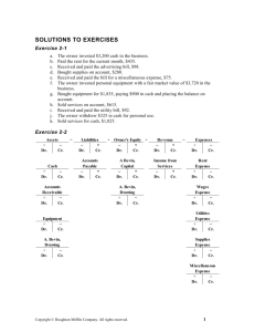 Chapter 2 Exercises