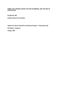 mis reporting proposal - The Australian National Audit Office