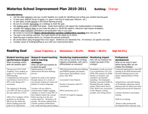 Bunger 2006 Building School Improvement Plan for Math