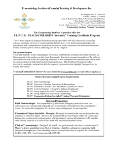 TI Training - Traumatology Institute