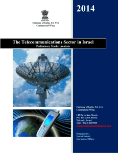 Telecom sector in Israel - Embassy of India, Tel Aviv, Israel