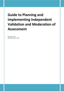 Guide to Planning and Implementing Independent Validation of