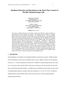 Deadlock Detection and Resolution for