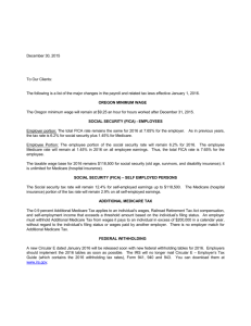 2015 Payroll Changes Letter - Hough, MacAdam & Wartnik, LLC