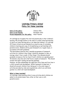 Home Learning Policy