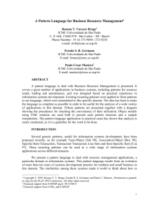 OBJECT-ASSOCIATION PATTERN - ICMC