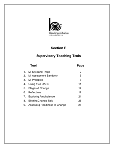 Section E: Supervisory Teaching Tools