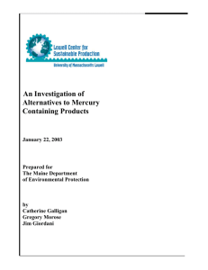 Final Report Format - Product Stewardship Institute