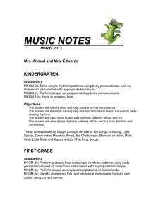 2013 March newsletter Music