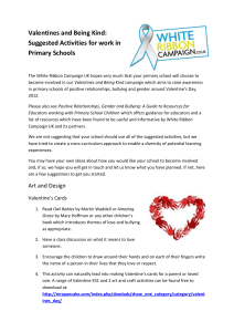 Primary School Suggested Activities