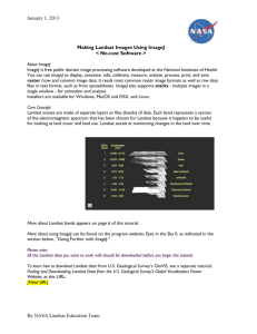 Making Landsat Images Using Image J
