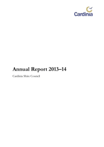 Annual Report 2013–14 - Cardinia Shire Council