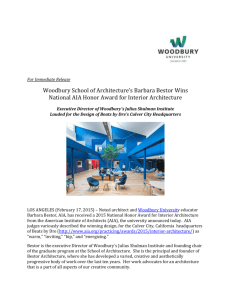 Woodbury School of Architecture's Barbara Bestor Wins National