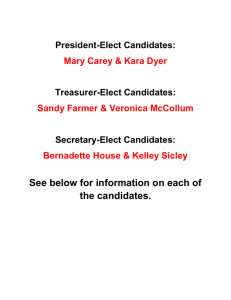 2011 Election Candidates_ Pic's, Bio and Goals