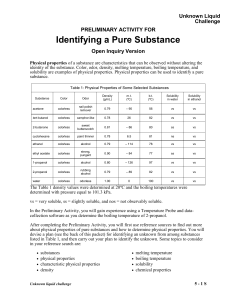 05 Identifying Pure Substances