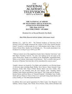 Outstanding Drama Series - The National Academy of Television