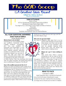Newsletter to Share with Troupes - california educational theatre