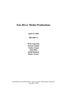 3 - Eno River Media Productions