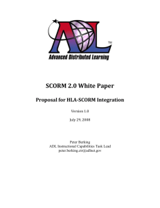 Literature Review of HLA-SCORM Integration Efforts