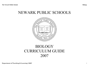 biology - Newark Public Schools
