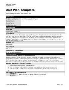 Unit Plan Template