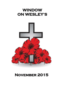 November - Wesley's Chapel and Leysian Mission