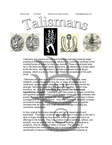 Talismans - FATE Assignment Exchange
