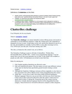 chatterbox challenge