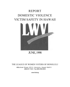 report - League of Women Voters