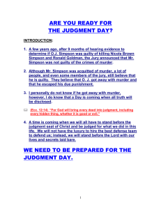 Are You Ready For The Judgement Day